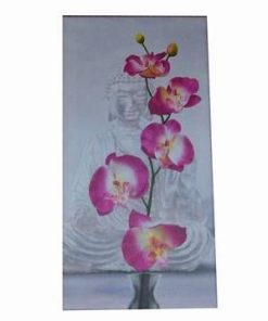 Tablou cu Buddha al Medicinei si floare de orhidee - #2