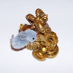 Capra aurie din tuf cu Sobolan din plus gri