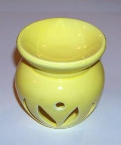 Vas pentru aromaterapie din ceramica - galben