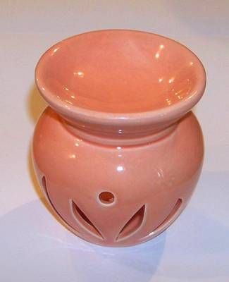 Vas pentru aromaterapie din ceramica - roz