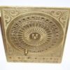 Calendar vintage din alama