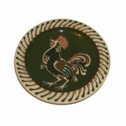 Farfurie din ceramica cu Cocos pictat