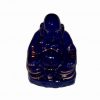 Buddha al protectiei din portelan albastru, cu auriu