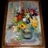 Tablou - Vaza cu flori, pictat manual