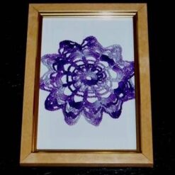 Tablou Feng Shui cu Floarea Vietii mov