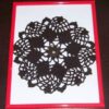 Tablou Feng Shui cu Floarea Vietii aurie si neagra