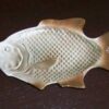 Platou din ceramica in forma de Crap al Bogatiei