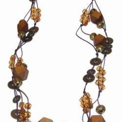 Colierul anului cu lemn si monede