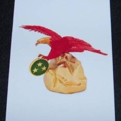 Magnet Feng Shui cu vulturul rosu - steaua #3