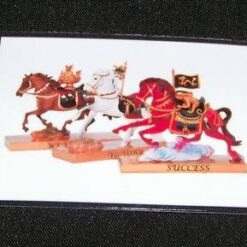 Card Feng Shui cu cei Trei Cai ai Victoriei Absolute