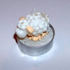 Lumanare tip pastila in forma de oaie