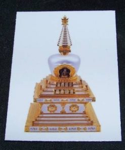 Magnet Feng Shui cu Stupa cu cele 8 usi ale abundentei