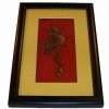 Tablou unicat, pictat manual, cu Dragonul Succesului - rosu