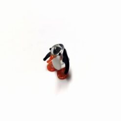 Ministatueta din sticla lucrata manual - Pinguin
