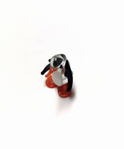 Ministatueta din sticla lucrata manual - Pinguin