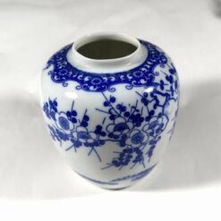 Bol Feng Shui, fara capac, din portelan - flori de cires