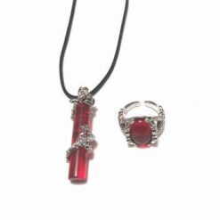 Set de bijuterii din metal de calitate cu Dragonul Dragostei