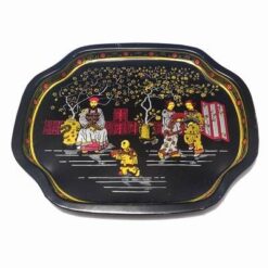 Mini tava din metal pictata