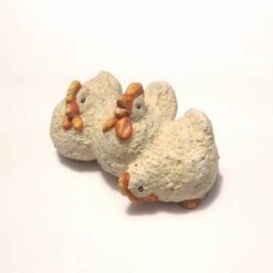 Familie de cocosi cu gaini, din ceramica