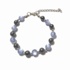 Bratara cu hematit si ochi de pisica - elementul Apa