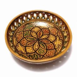 Farfurie decorativa din ceramica, pictat,