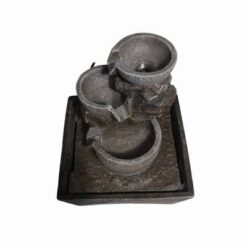 Fantana de apartament cu 3 cupe si joc de lumini