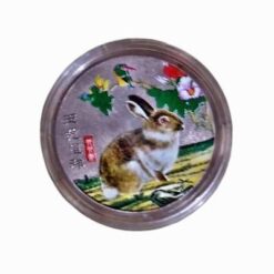 Moneda argintie placata - Iepurele Succesului Absolut