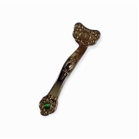 Ru Yi din metal auriu