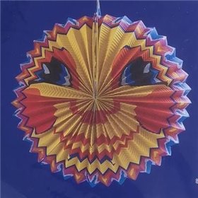 Lampion din hartie/carton cu doua lumanari - Soare