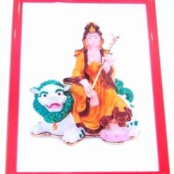 Kuan Yin pe Leul Alb - tablou