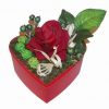 Aranjament floral Feng Shui - trandafir pe inima