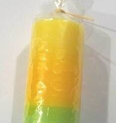 Lumanare Feng Shui in trei culori