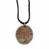 Talisman din metal cu Kalachakra chakra