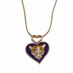 Colier cu Tigrul Abundentei din metal de calitate argintiu