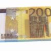 Blocknotes cu model de bancnote de 200 de Euro