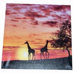 Tablou Feng Shui cu pereche de girafe