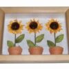 Tablou 3D cu floarea soarelui