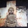 Tablou cu Buddha, format din 5 parti