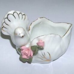 Vas cu Pasarea Fericirii din portelan