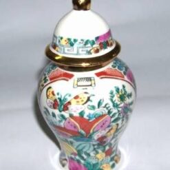 Minivasul Bogatiei din portelan cu capac