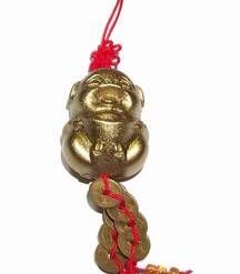 Canaful porcului fericirii cu monede si Nod Mistic