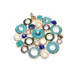 Pandantiv albastru cu cristale