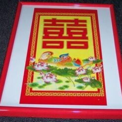 Tablou cu simbolul dublei fericiri si rate mandarine