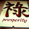 Tablou Feng Shui cu Ideograma Prosperitatii