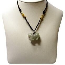 Talisman cu Chi Lin din jad, pe snur reglabil