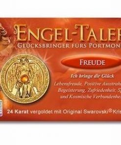 Ingerul Fericirii - amuleta norocoasa placata cu aur de 24 K